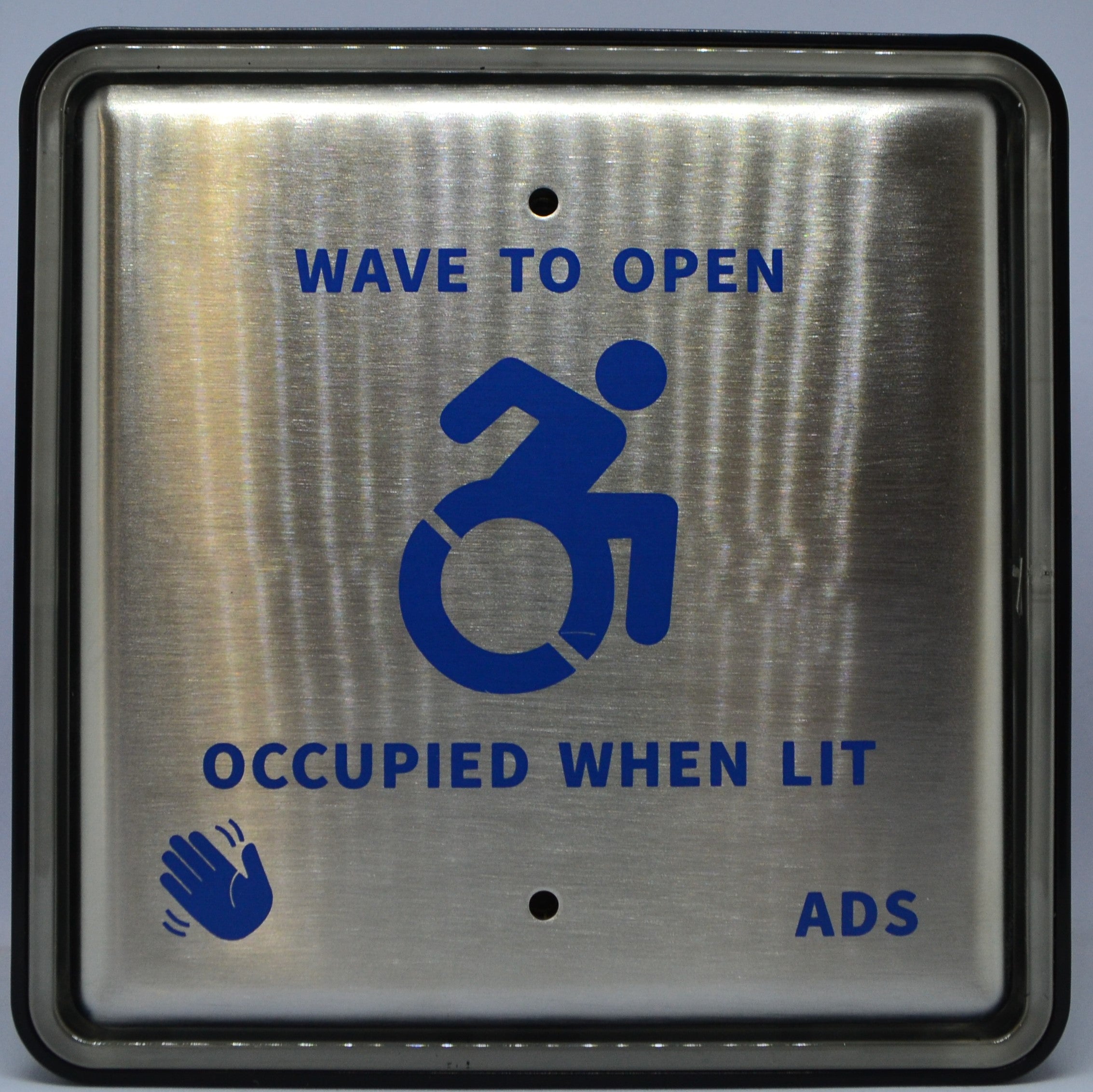 Touchless ADA Washroom Button Kit with wave to open, lock, and unlock buttons
