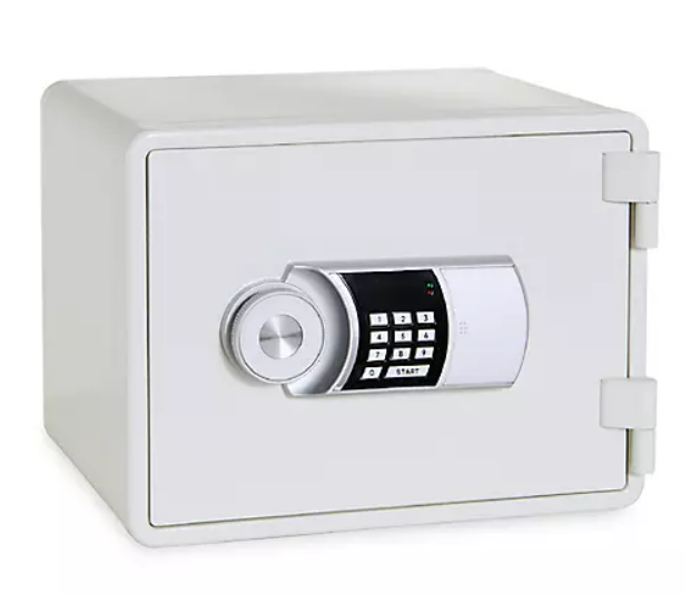 UC-1958E High Security Fire-Resistant Safe in white with electronic lock