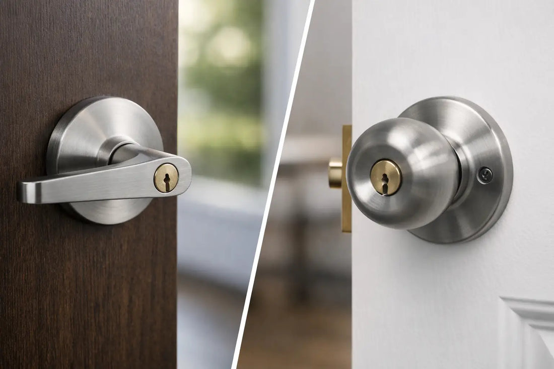 Entry Door Lever vs Knob Security