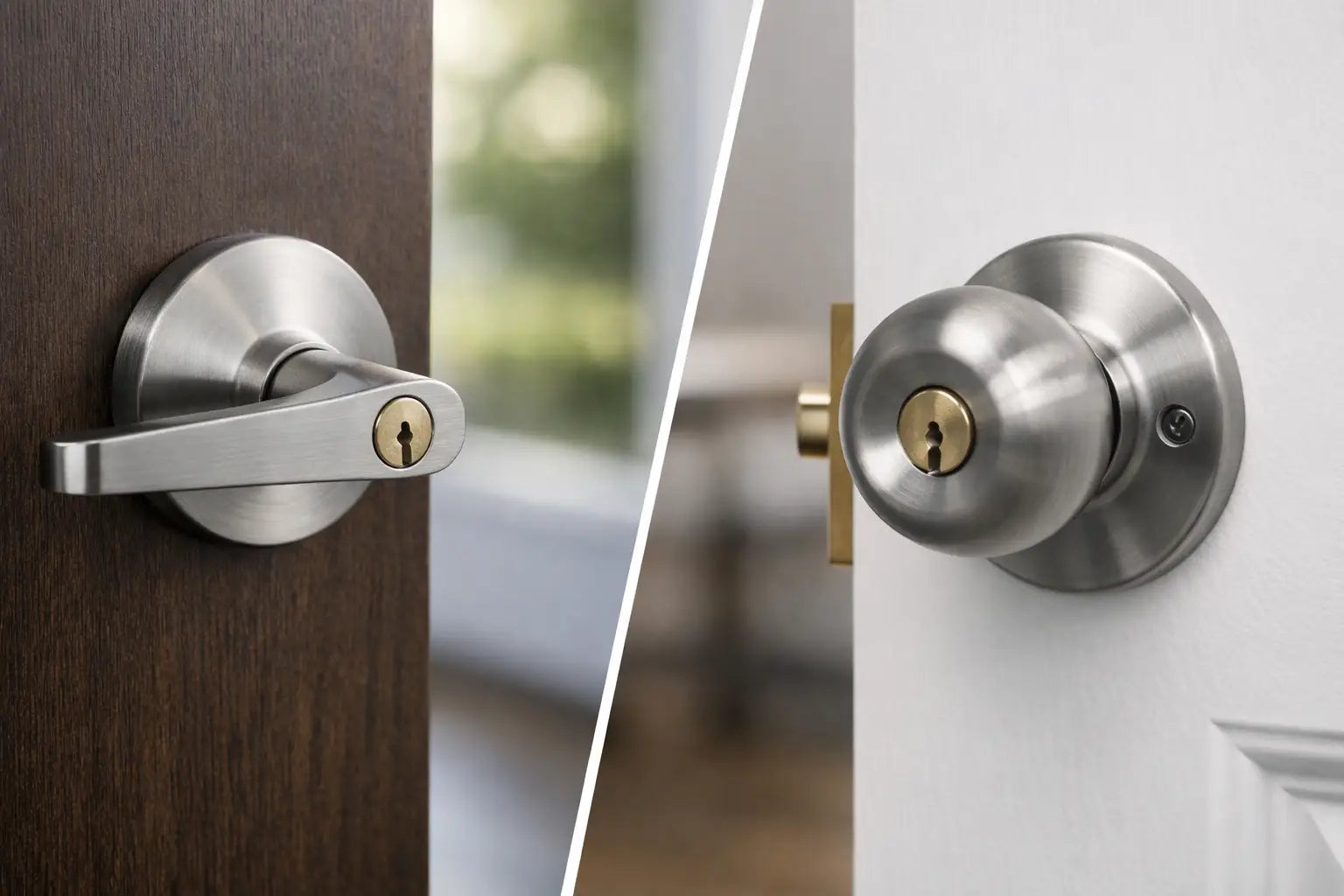 Entry Door Lever vs Knob Security