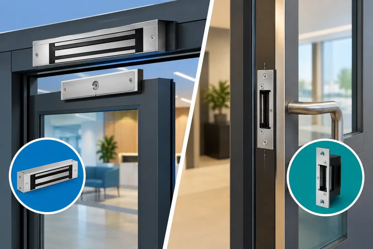 Maglocks Versus Strikes for Commercial Doors