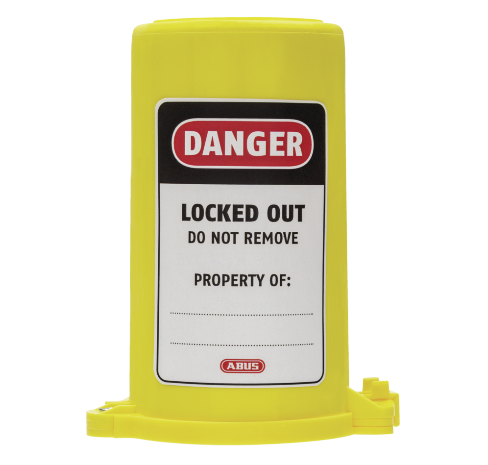 ABUS P606 Gas Cylinder Lockout | Gas Bottle &amp; Cylinder Valve Lockout Device