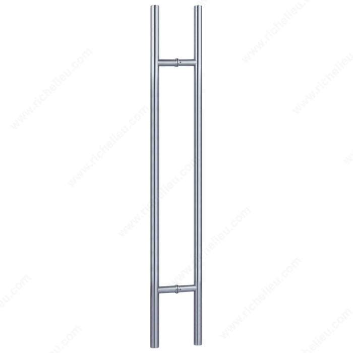 Round Commercial Glass Door Back-to-Back Ladder Handle