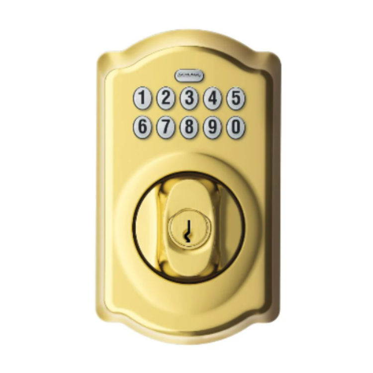 Schlage BE365 Camelot Electronic Entry Door Keypad Deadbolt Lock Rated AAA