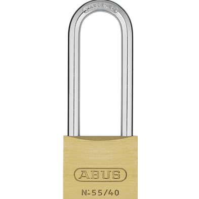 Abus 55 Padlock securing a toolbox
