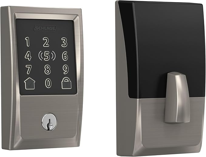 Schlage Encode Plus  - Wi-Fi, Bluetooth, Homekit - Deadbolt - Century Trim