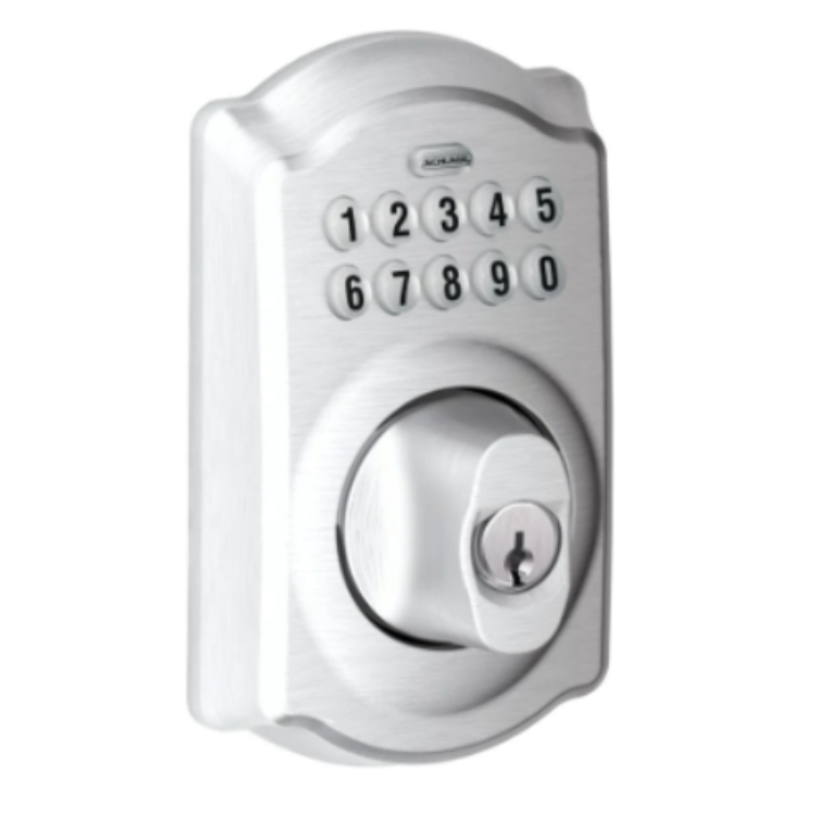 Schlage BE365 Camelot Electronic Entry Door Keypad Deadbolt Lock Rated AAA