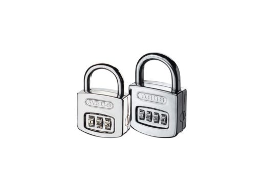 Abus 160 Series Padlock with chrome-plated zinc body