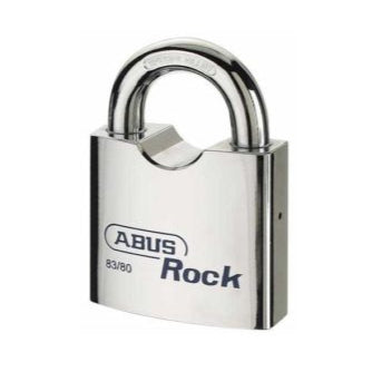 Close-up of Abus 83/80 Padlock keyhole