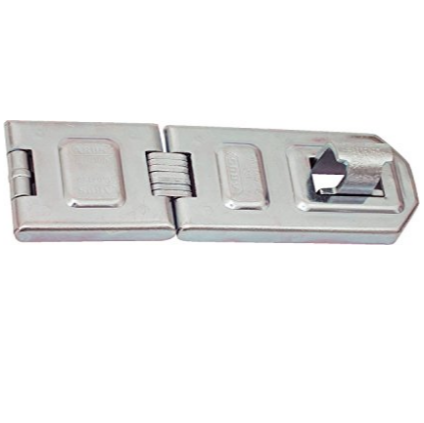 Abus 140 Hasp open with Diskus padlock 