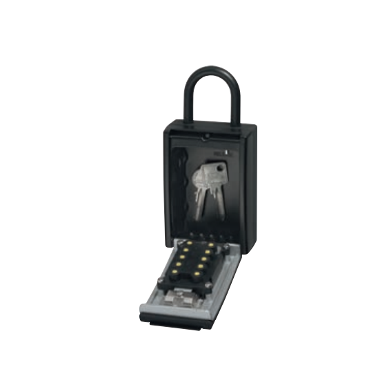 Abus KeyGarage with open door showing keypad