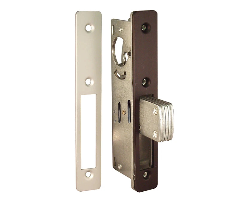 LSDA 1850F Deadbolt with Aluminum & Dark Bronze Faceplates