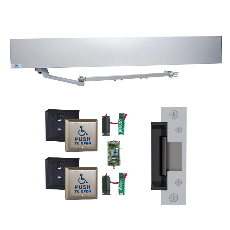 Easy Setup Commercial Door Operator Package – Micom SW800 with Pre-Programmed Wireless Push Buttons