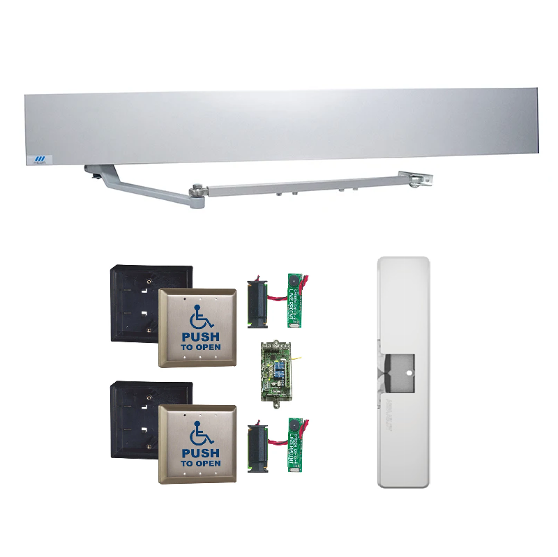 Easy Setup Commercial Door Operator Package – Micom SW800 with Pre-Programmed Wireless Push Buttons