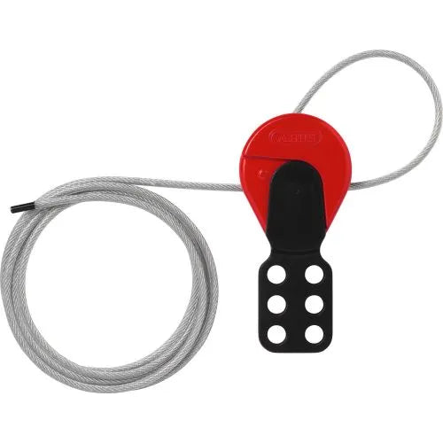 ABUS Universal Cable Lockout 2 m (6 ft) | Adjustable Lockout Tagout Cable Device