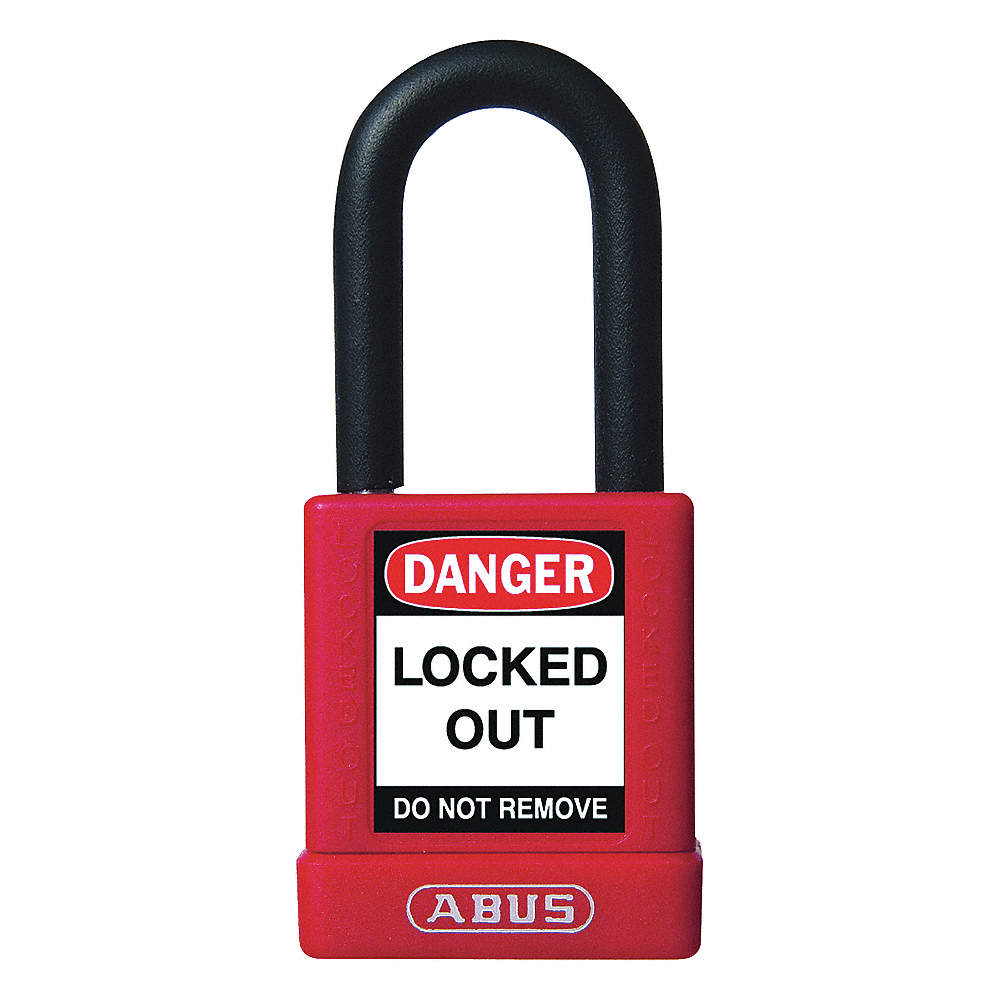 ABUS 74/40 Aluminum Lockout Padlock – OSHA Compliant LOTO Security