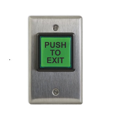 Camden CM-30 Series Square LED Illuminated Push/Exit Switch