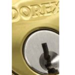Brass Dorex Circa Lever front entry lockset
