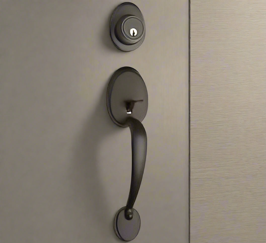 Dorex Mayfair Handleset decorative door hardware front view